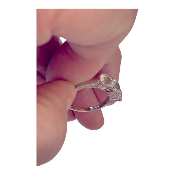 3 Stone Channel High Set Diamond Ring 2.5ct Sterling SOLD!!! - Picture 14 of 16